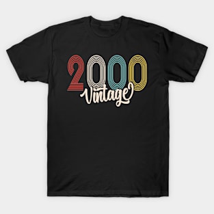 vintage 2000 made in 2000 20th birthday T-Shirt